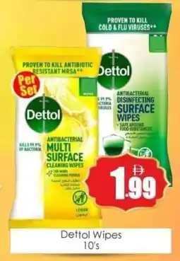 Amber Dettol Wipes offer