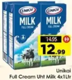 AIKO HYPERMARKET Unikai Full Cream Uht Milk offer