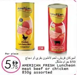 Wear Mart American fresh luncheon meat beef or chicken offer