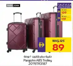 Abu Dhabi Coop Parajohn abs trolley offer