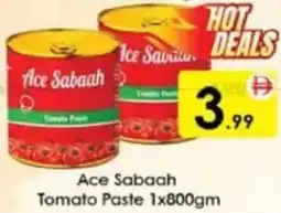 AIKO HYPERMARKET Ace Sabaah Tomato Paste offer
