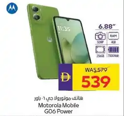 Abu Dhabi Coop Motorola mobile g06 power offer