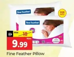 Al Madina Hypermarket Fine Feather Pillow offer
