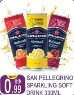 Dream Land Center San pellegrino sparkling soft drink offer