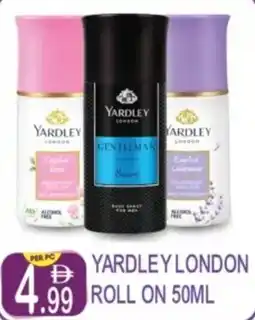 Dream Land Center Yardley london roll on offer