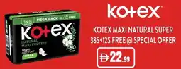 Istanbul Supermarket Kotex maxi natural super offer