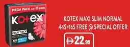 Istanbul Supermarket Kotex maxi slim normal offer