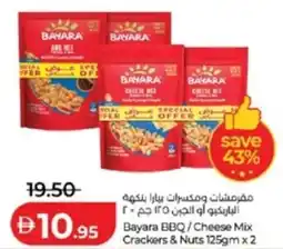 Lulu Hypermarket Bayara BBQ/Cheese Mix Crackers & Nuts offer