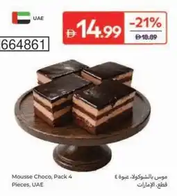 Carrefour Mousse Choco Pack 4 Pieces offer