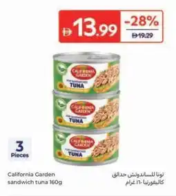 Carrefour California Garden sandwich tuna offer