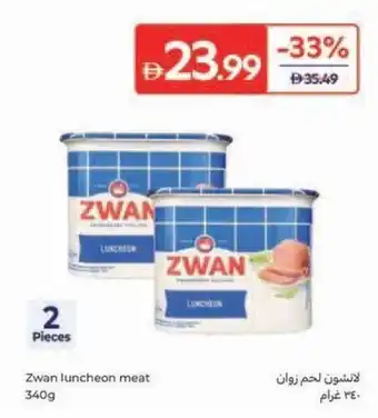Carrefour Zwan luncheon meat offer