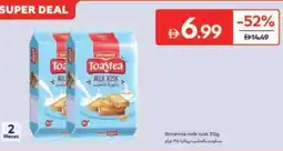 Carrefour Britannia milk rusk offer
