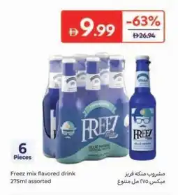 Carrefour Freez mix flavored drink assorted offer