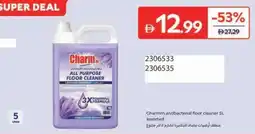 Carrefour Charmm antibacterial floor cleaner assorted offer