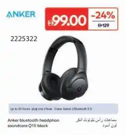 Carrefour Anker bluetooth headphon soundcore Q111 black offer