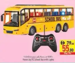 Safeer Market Power Joy RC School Bus with Lights offer