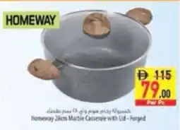 Safeer Market Homeway Marble Casserole with Lid-Forged offer