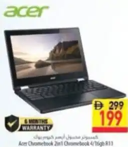Safeer Market Acer Chromebook 2-in-1 Chromebook 4/16gb R11R11 offer