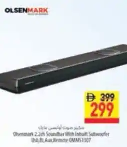 Safeer Market Olsenmark 2.2ch Soundbar With Inbuilt Subwoofer UbBLAux Remote OMMS1307 offer