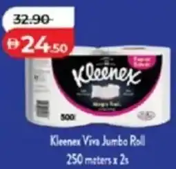 Lulu Hypermarket Kleenex Viva Jumbo Roll 250 meters x 2s offer