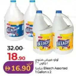 Lulu Hypermarket LuLu Bleach Assorted 1 Gallon x 2 offer