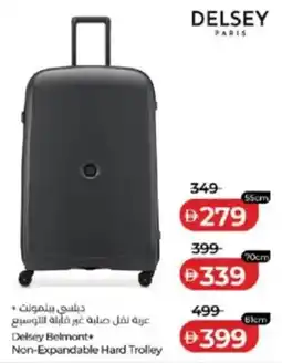 Lulu Hypermarket Delsey Belmont+ Non-Expandable Hard Trolley offer