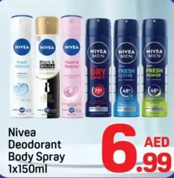 Nivea deodorant body spray