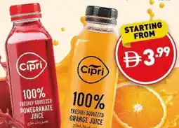 Viva Cipri Freshly squeezed orange juice offer