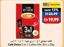 Viva Café dolce 3 in 1 coffee mix offer