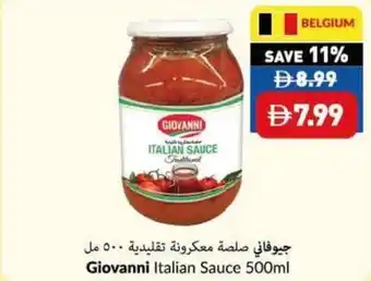 Viva Giovanni italian sauce offer