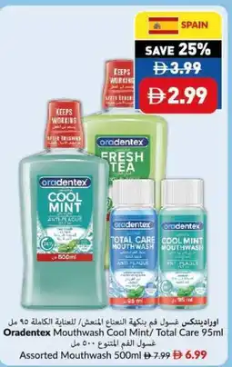 Viva Oradentex mouthwash cool mint/ total care offer