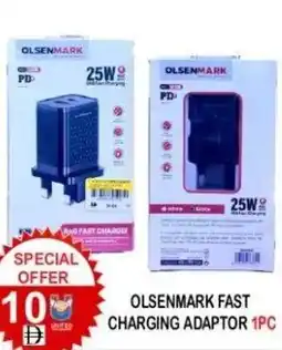 United Hypermarket Olsenmark fast charging adaptor offer