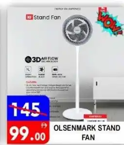 United Hypermarket Olsenmark stand fan offer