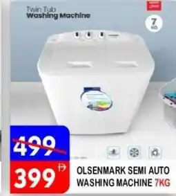 United Hypermarket Olsenmark semi auto washing machine offer