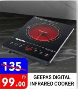 United Hypermarket geepas digital infrared cooker offer