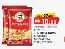 KM Trading The three cows shredded mozzarella offer
