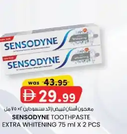 KM Trading Sensodyne toothpaste extra whitening offer