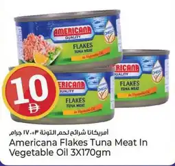 Kenz Hypermarket Americana Flakes Tuna Meat In Vegetable Oil offer