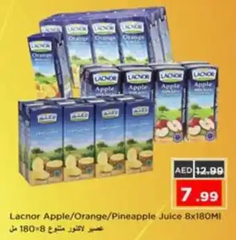Nesto Lacnor Apple/Orange/Pineapple Juice offer