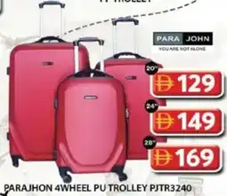 Grand Hyper Market Parajhon 4wheel pu trolley offer