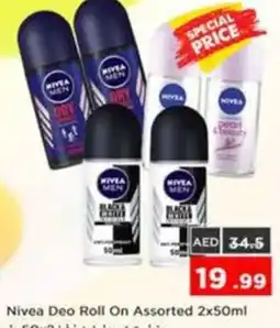 Nesto Nivea Deo Roll On Assorted offer