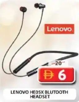 Grand Hyper Market LENOVO HE05X blutooth headset offer