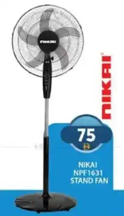 Grand Hyper Market Νικαι stand fan NPF1631 offer
