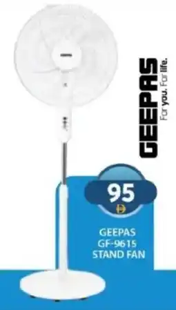 Grand Hyper Market Geepas stand fan GF-9615 offer