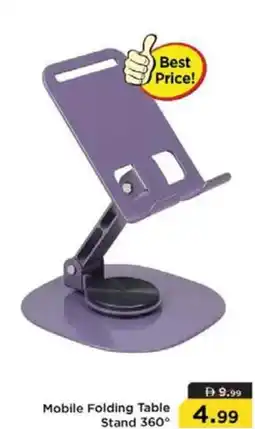 Nesto Mobile Folding Table Stand 360° offer