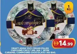 Grand Hyper Market Draft adem ygci cream filled cmpound chclt jar/wow caramel compound chocolate bag offer
