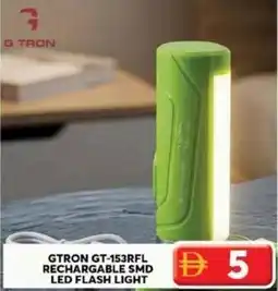 Grand Hyper Market GTRON GT-153RFL RECHARGABLE SMD LED FLASH LIGHT offer