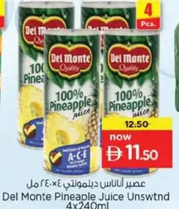Nesto Del Monte Pineaple Juice Unswtnd offer