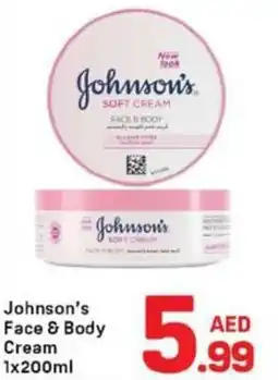 Day To Day Johnson's Face & Body Cream offer