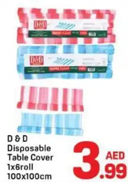 Day To Day D & D Disposable Table Cover offer